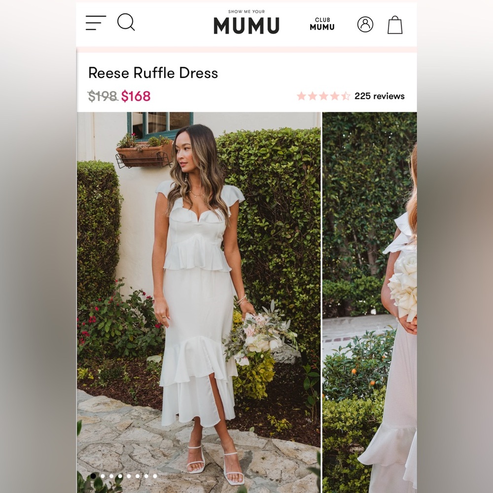 Show Me Your Mumu Ruffle Dress